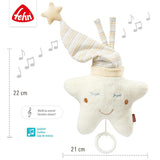 Fehn Caja de música Estrella para dormir para bebés - Caja de música con mecanismo musical extraíble para colgar - Canción para dormir "Weißt du wieviel Sternlein stehen" - Juguete para bebés y niños a partir de 0 meses Juguetes Bebe Naty Shop