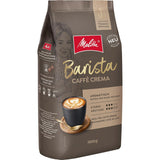 Melitta Barista Classic Crema, café en grano entero 1kg, Ungemahlen, Kaffeebohnen für Kaffee-Vollautomat, medium Röstung, Stärke 3, Verpackung kann varieren