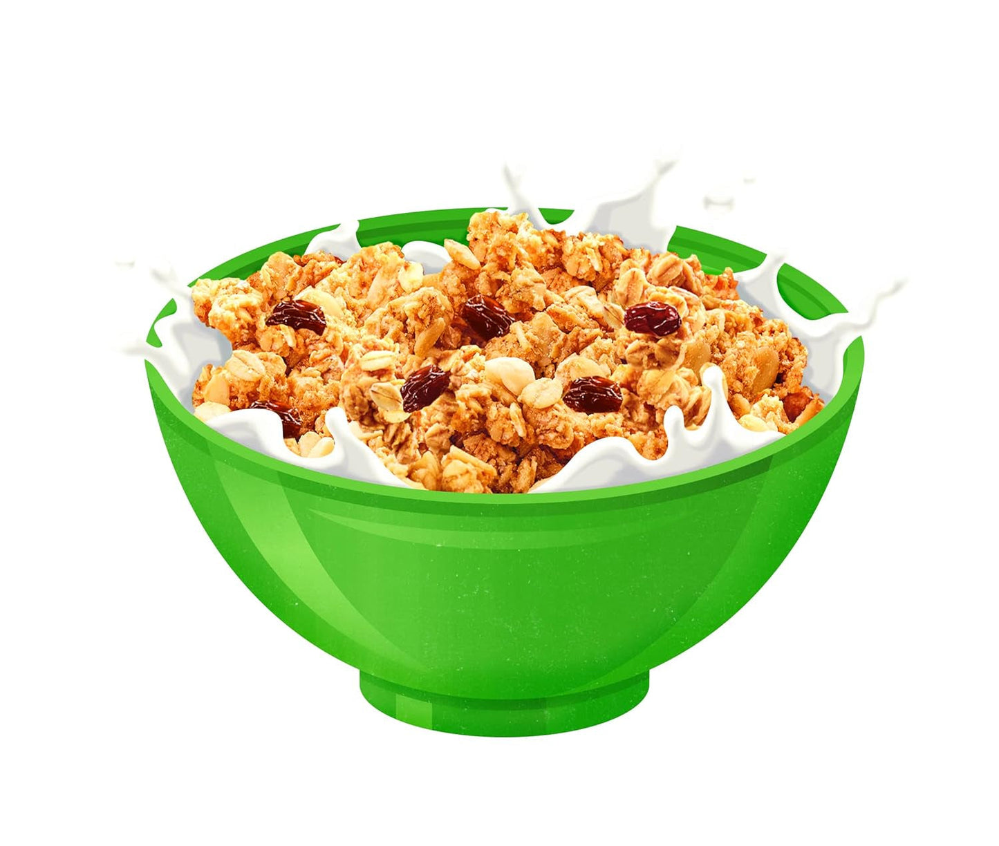 Dr. Oetker Vitalis Classic Crispy Muesli: paquete grande de muesli crujiente para el desayuno con pasas, 1 paquete, 1,5 kg