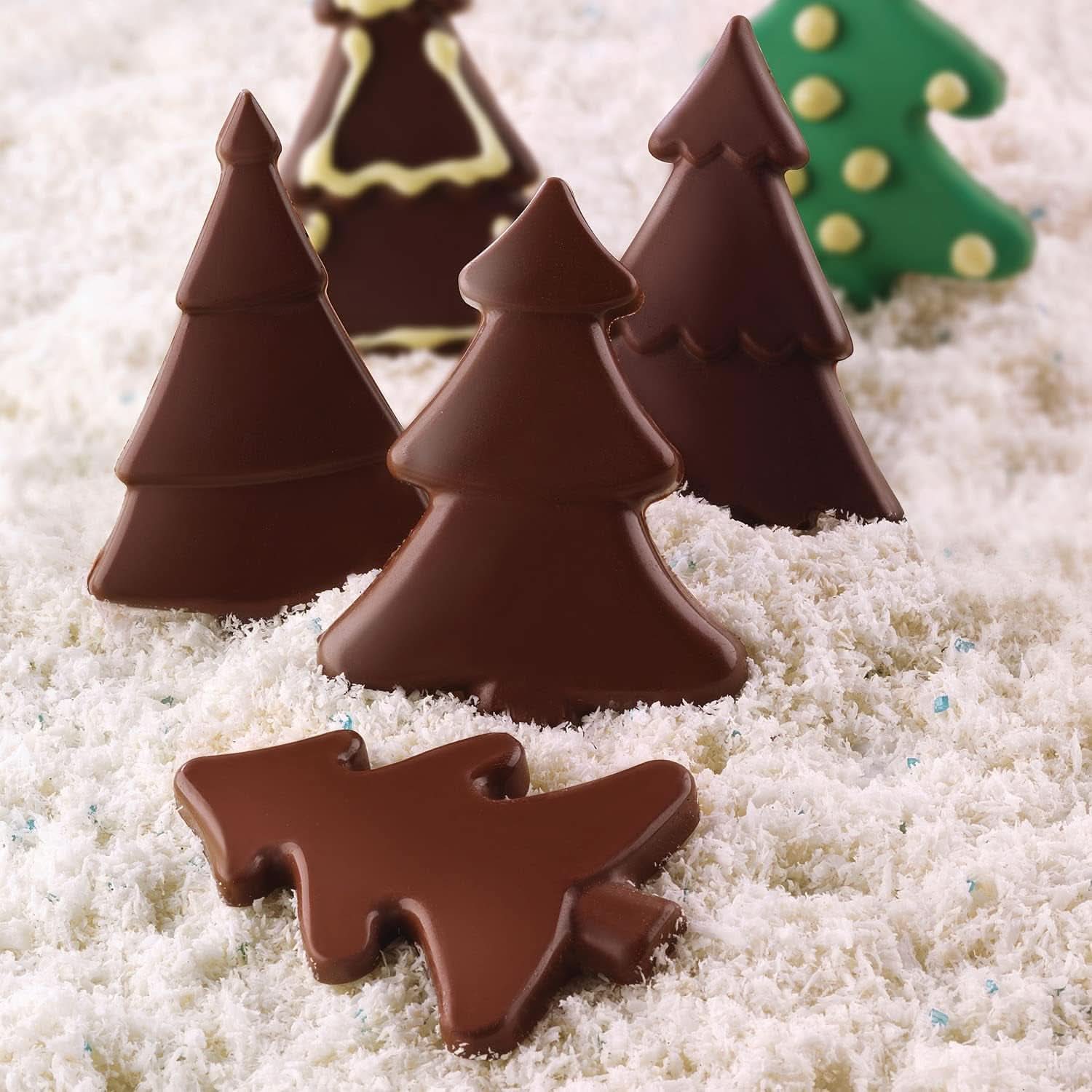 Silikomart 22.146.77.0065, para chocolate, "Choco Pine" Cocina Naty Tienda