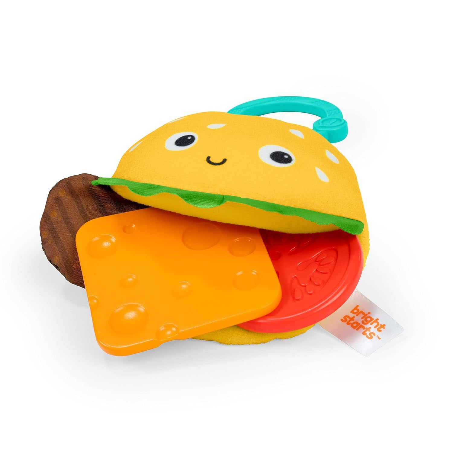 Bright Starts SootheMate Chupete de Peluche, Unicornio - Chupete desmontable con forma de chupete para recién nacidos y niños mayores