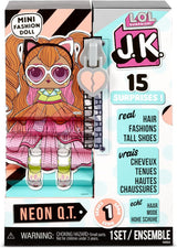 Jajaja ¡Sorpresa! 570776E7CAZ JK Mini Fashion Doll - 15 Sorpresas, Ropa y Accesorios - Coleccionables - Neon QT
