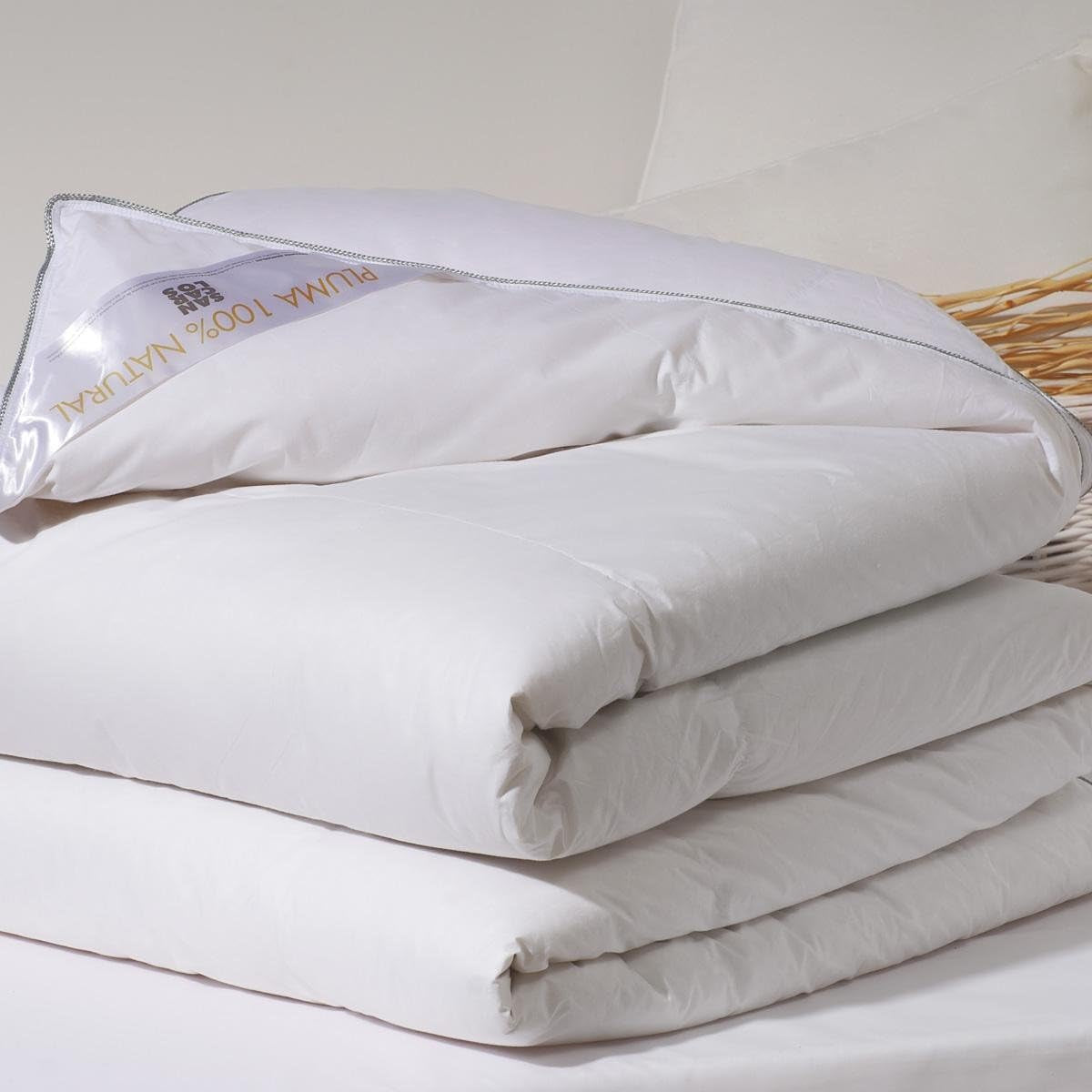 Platino, plumón de ganso, 300 g/m², 240 x 220 cm, blanco (blanco) Edredones y edredones Naty Shop Bianco 260X240 Cm