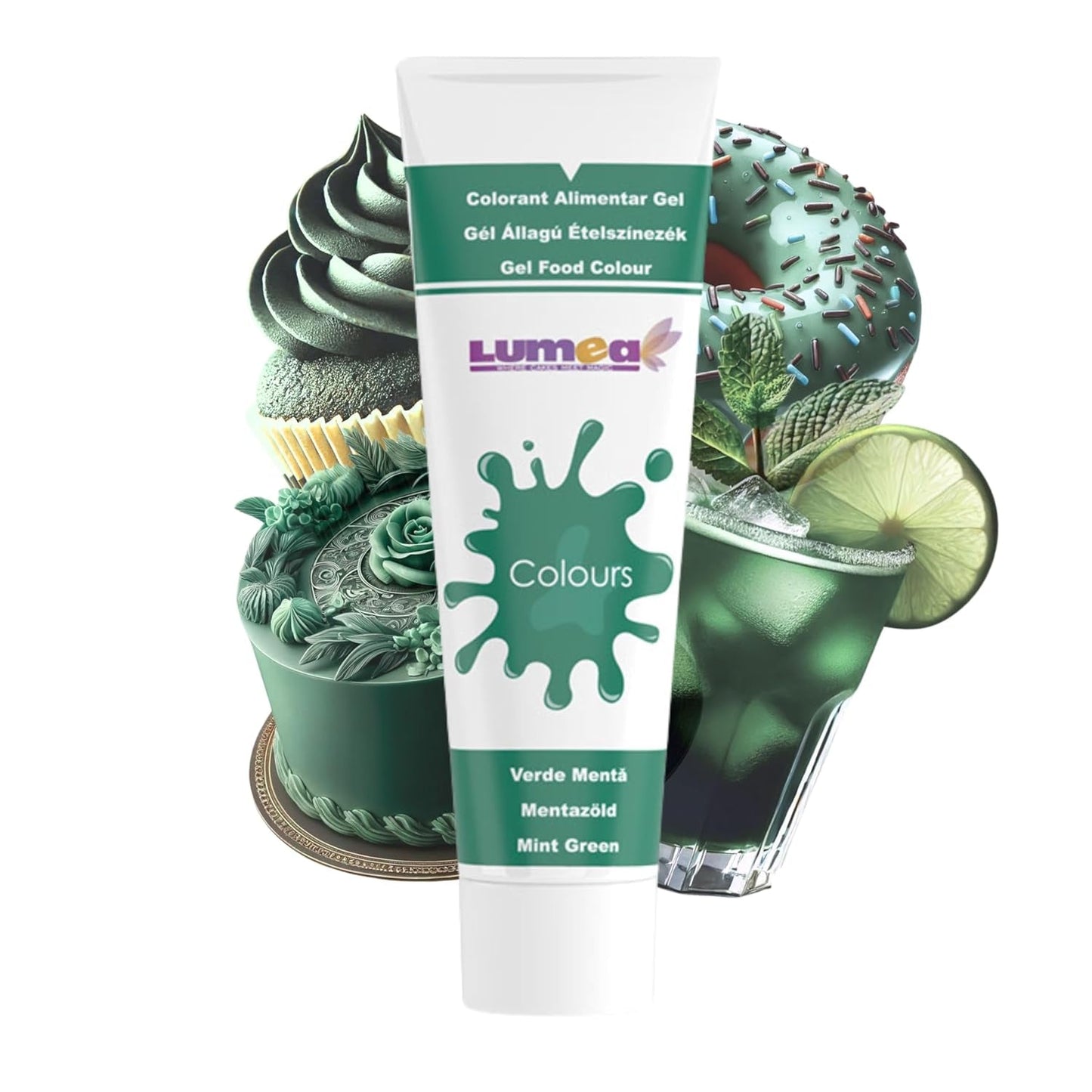 Dekozauber 24 Colorante alimentario rojo, gel, 30 g, vegano, sin azúcar, altamente concentrado, colorante alimentario rojo para fondant, crema de mantequilla, bebidas y más