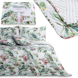 Ameliahome Colcha Colcha 260X280 Cm Acolchado De Doble Cara De Fácil Cuidado Estampado De Plantas Estampado De Pájaros Kingfisher Multicolor Camas Y Mantas Besuche den AmeliaHome-Store
