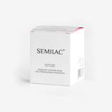 100 piezas Plantilla de extensión de uñas semibarniz para uñas de gel y acrílicas, forma redonda