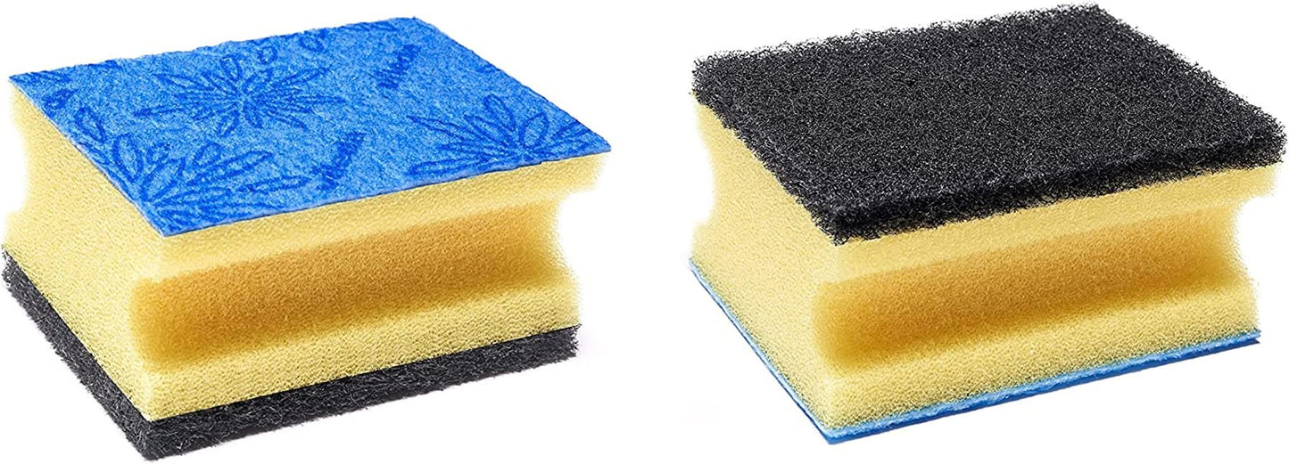 Vileda Glitzi, esponja lavavajillas para la cocina, con efecto antibacteriano, muy absorbente, pack de 18 Detergentes de Cocina Naty Shop