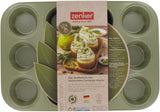 Zenker Muffinform Für 12 Stück – Ressourcenschonende Und Klimaneutrale Backform Für Muffins Und Cupcakes – 12Er Muffinblech Mit Veganer Antihaftbeschichtung Moldes y bandejas para hornear Naty Shop