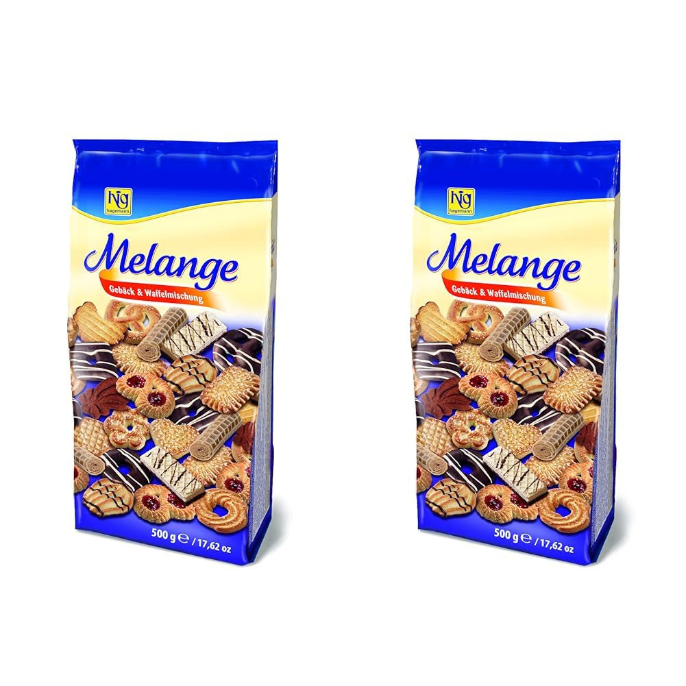 Mezcla para oblea Melange, chocolate, 500 g (paquete de 2)