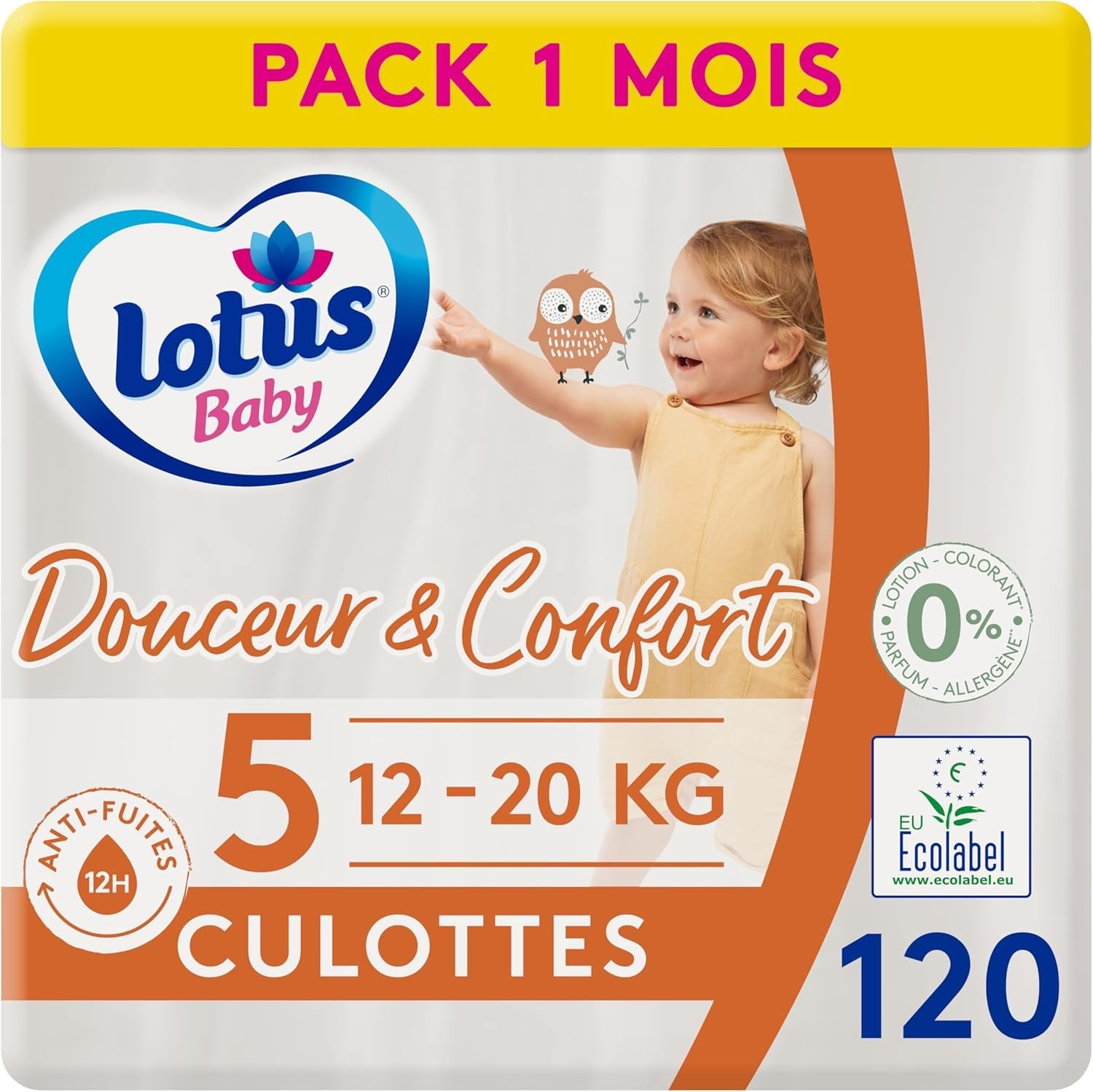 Douceur Naturelle - Braguitas, Talla 6 (16-26 kg) pack 1 mes - 112 braguitas