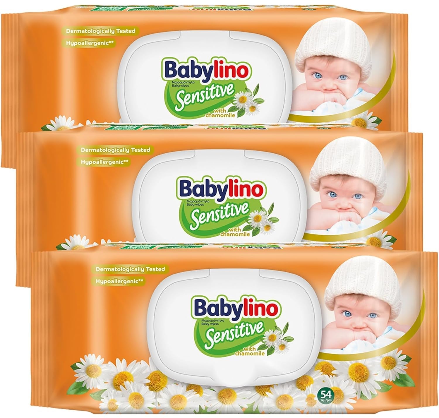 Toallitas para bebés sensibles, 0 % de fragancia, fórmula 98 % natural que restaura el equilibrio del pH de la piel, sello de frescura, 54 toallitas