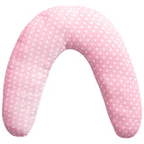 Cojín de lactancia para recién nacido, XL, Funda 100% algodón, desenfundable y lavable, Relleno de Poliéster, Estampado de estrellas Accesorios Alimentación y Lactancia Bebe Naty Shop Rosa XL