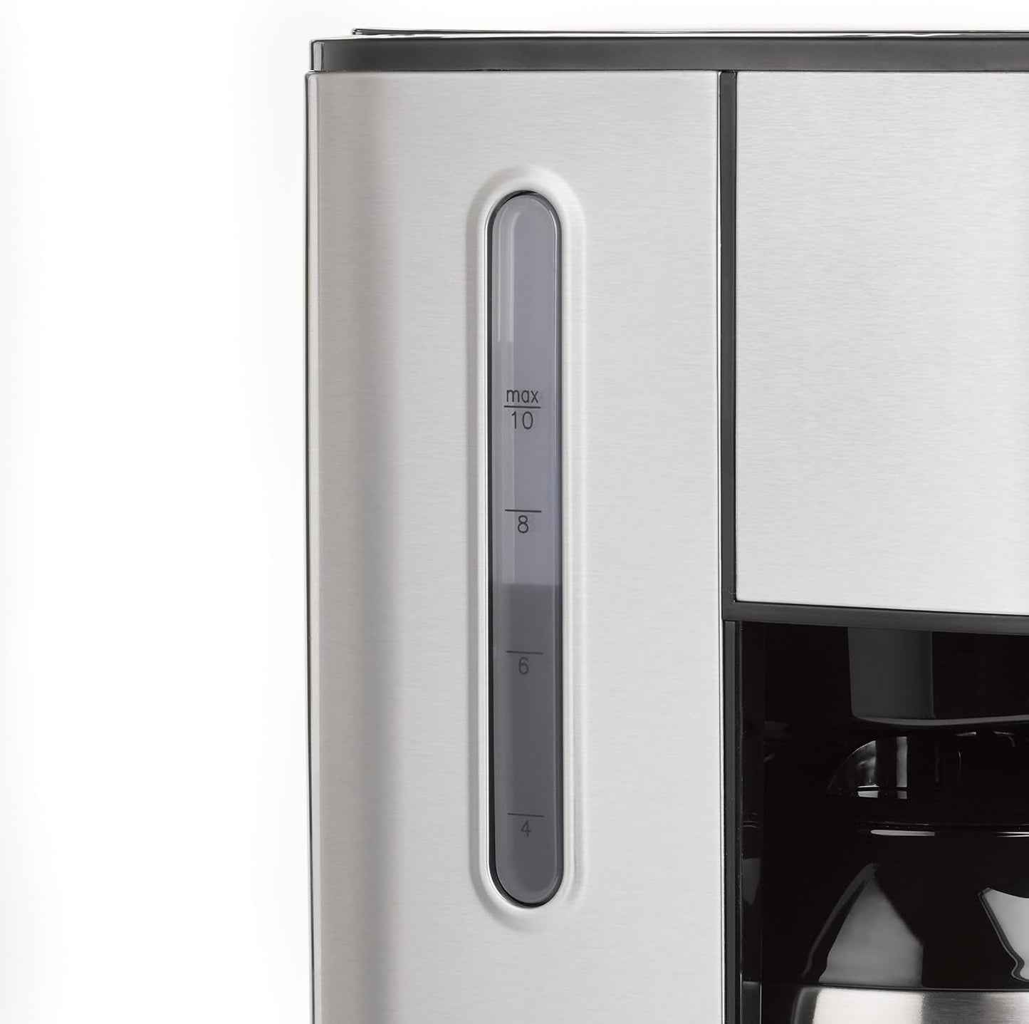 Cafetera CASO Selection C 10 Thermo Design – Carcasa de acero inoxidable, jarra isotérmica de 1,2 l (10 tazas), controles táctiles y temporizador, función Aroma PLUS, filtro permanente, filtro antigoteo