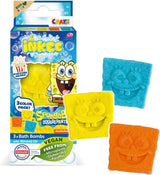 INKEE Bob Esponja Sorpresa Bomba de Baño para Niños Bob Esponja Coleccionable 80 Gramos Naty Shop Juego de 3 Bombas de Baño Bob Esponja