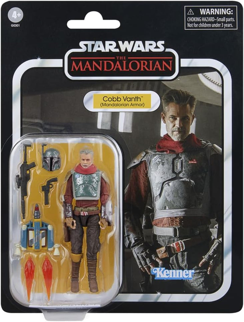 Star Wars Vintage Collection Cobb Vanth (Armadura mandaloriana), Figura de acción Zu Mandalorian Deluxe, Escala 9,5 cm Figuras de acción Naty Shop
