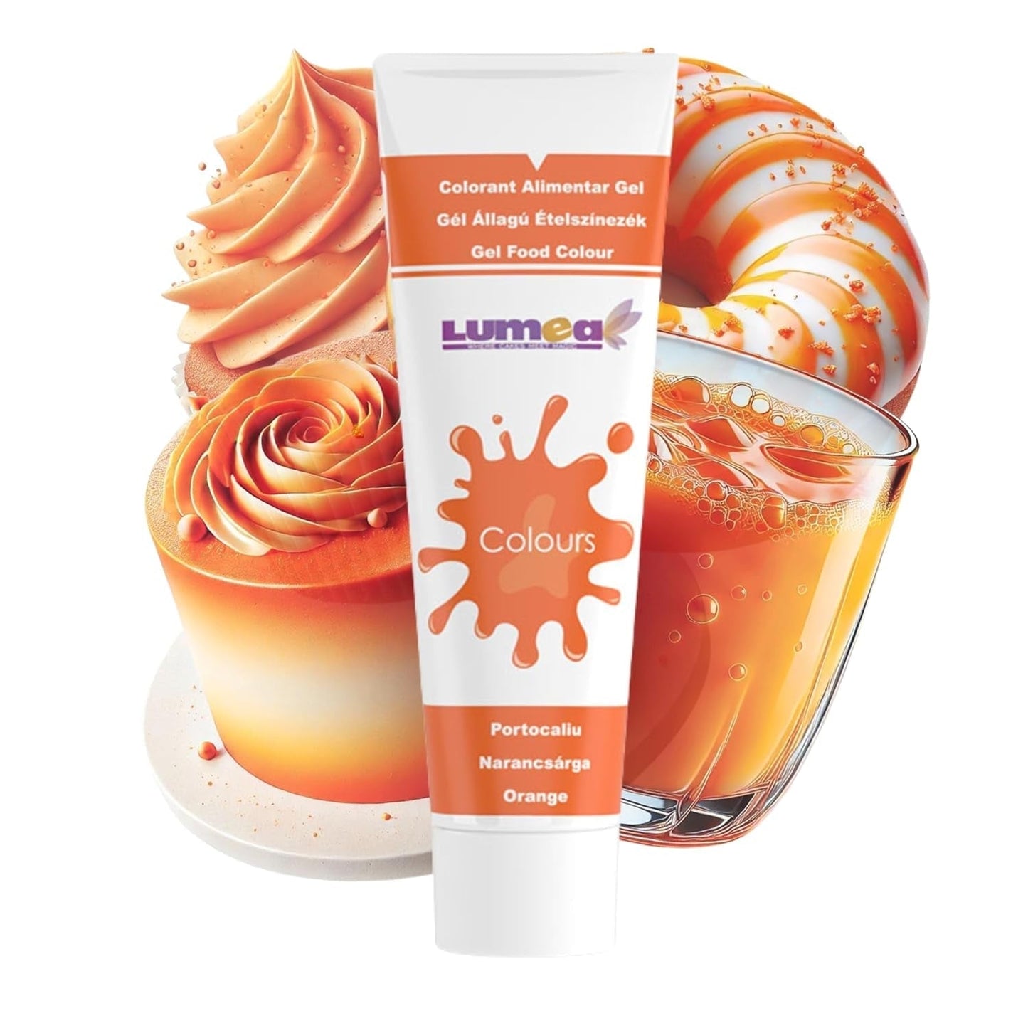 Dekozauber 24 Colorante alimentario rojo, gel, 30 g, vegano, sin azúcar, altamente concentrado, colorante alimentario rojo para fondant, crema de mantequilla, bebidas y más