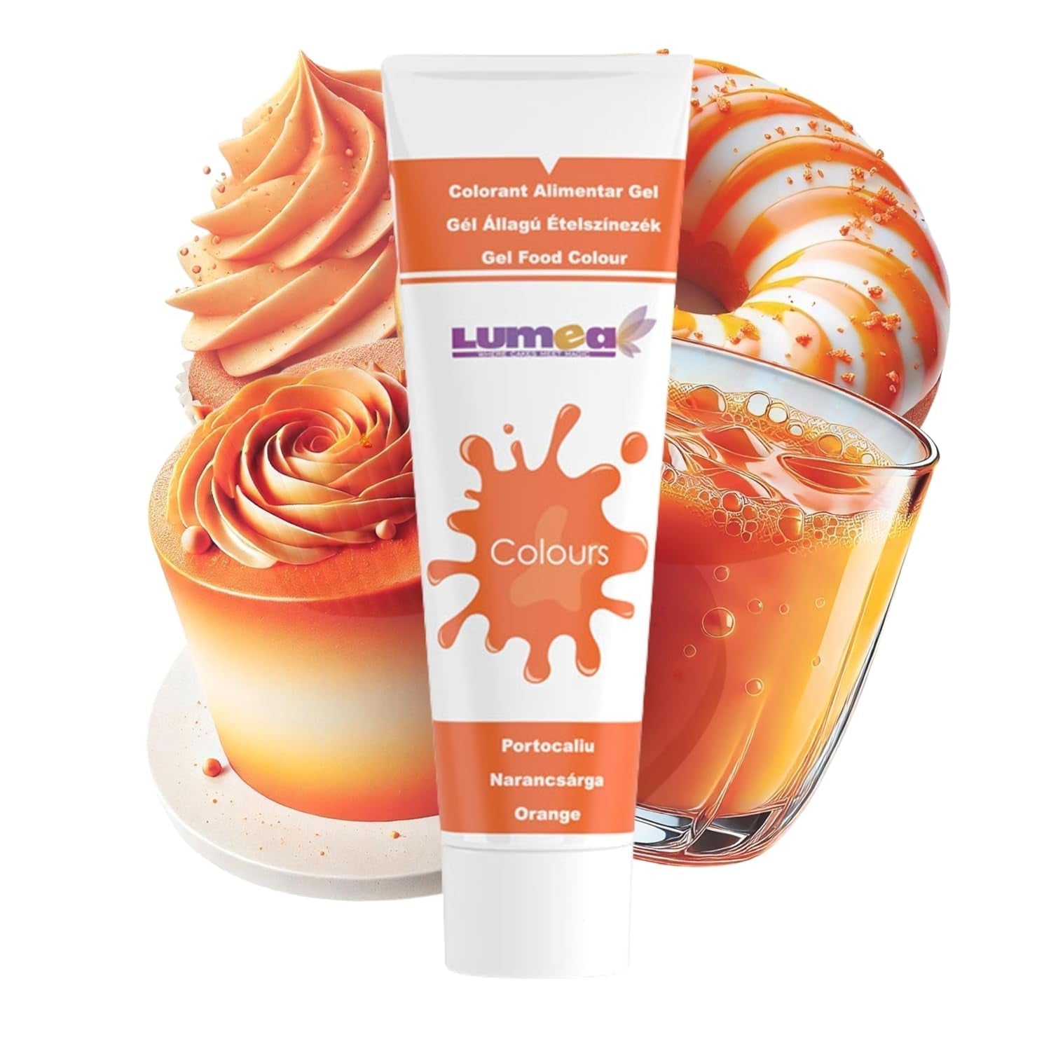 Dekozauber 24 Colorante alimentario rojo, gel, 30 g, vegano, sin azúcar, altamente concentrado, colorante alimentario rojo para fondant, crema de mantequilla, bebidas y más