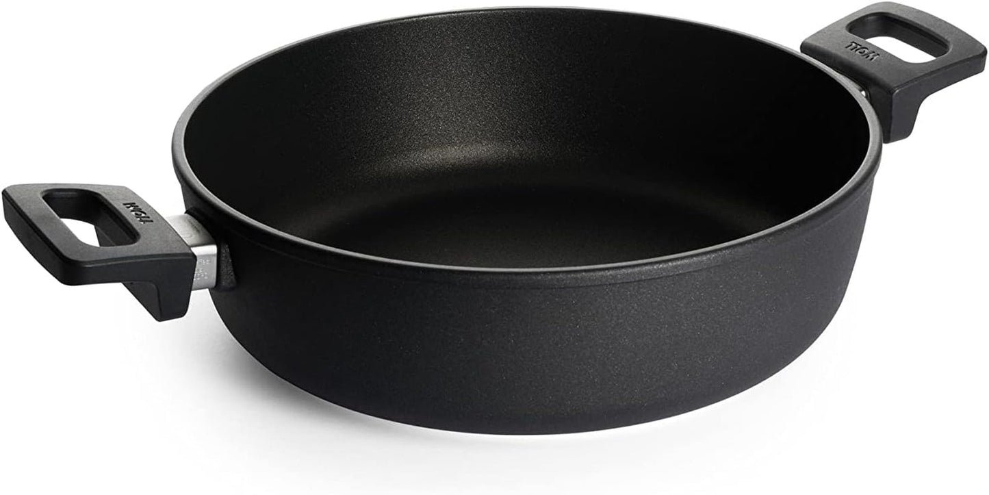 Woll Nowo Titanium Kasserolle - Induktiv -, Ø 32 Cm, 8 Cm Hoch, 5,5 Litros, Mit 2 Seitengriffen - Geeignet Für Alle Herdarten Moldes y bandejas para hornear Naty Shop 4 Litros