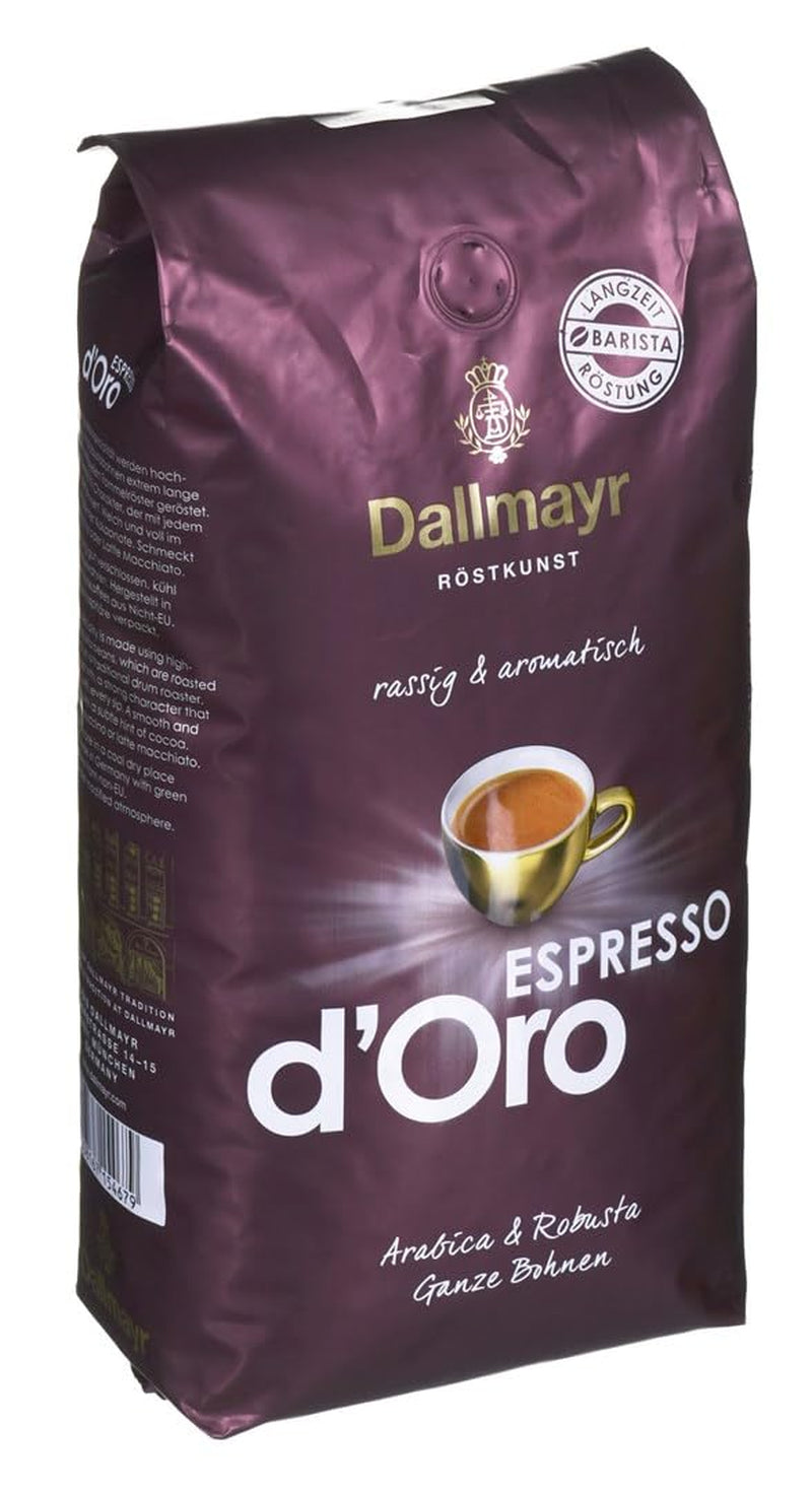 Espresso d'Oro en grano entero 8x 1000g (8000g) - café con sabor fuerte
