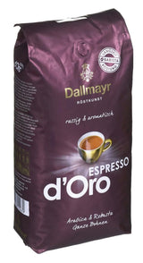 Espresso d'Oro en grano entero 8x 1000g (8000g) - café con sabor fuerte