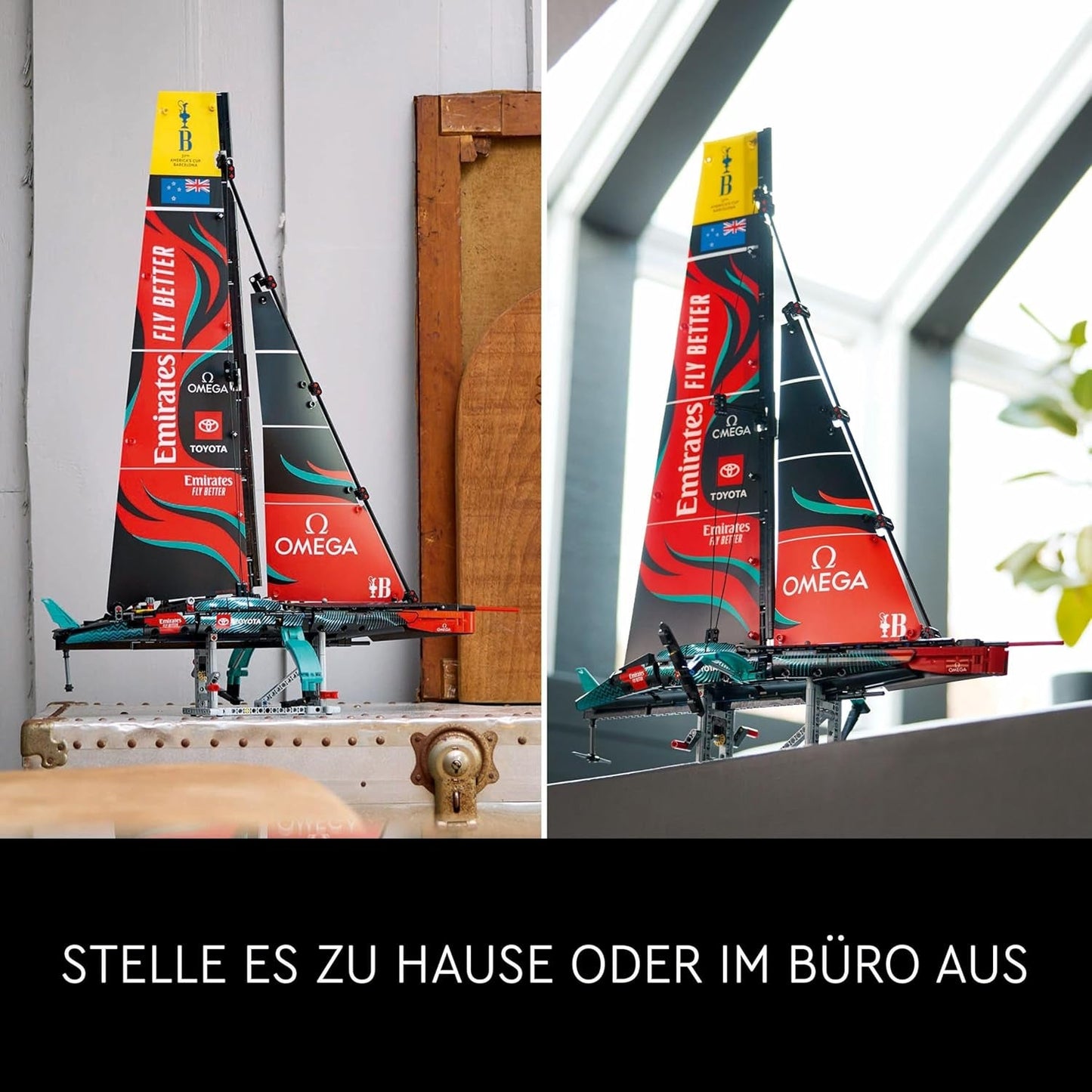 LEGO Technic Emirates Team New Zealand AC75 Racing Yacht Kit de construcción de velero para adultos Regalo para hombres y mujeres Actividad creativa y relajante 42174 Juegos de construcción Besuche den LEGO-Store