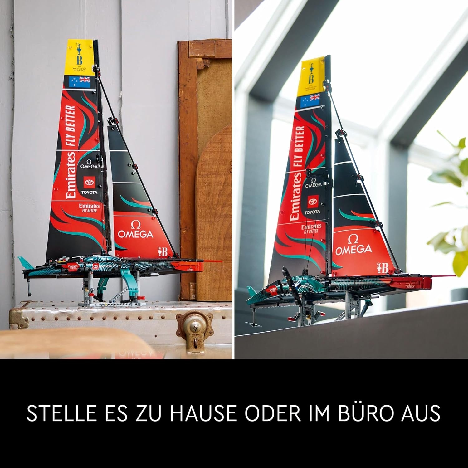 LEGO Technic Emirates Team New Zealand AC75 Racing Yacht Kit de construcción de velero para adultos Regalo para hombres y mujeres Actividad creativa y relajante 42174 Juegos de construcción Besuche den LEGO-Store