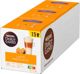 Máquina de cápsulas NESCAFÉ DOLCE GUSTO Krups KP3405 Genio S Plus | Espresso Boost, presión de bomba de 15 bares | Tanque de agua de 0,8 litros | 1500 vatios | Color Rojo con Latte Macchiato