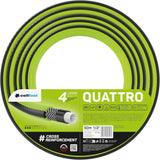 Cellfast QUATTRO Manguera de jardín Durable Liviana 4 capas Manguera de alambre resistente a los rayos UV Trenza cruzada 20 bar 3/4" 15 m 10-074