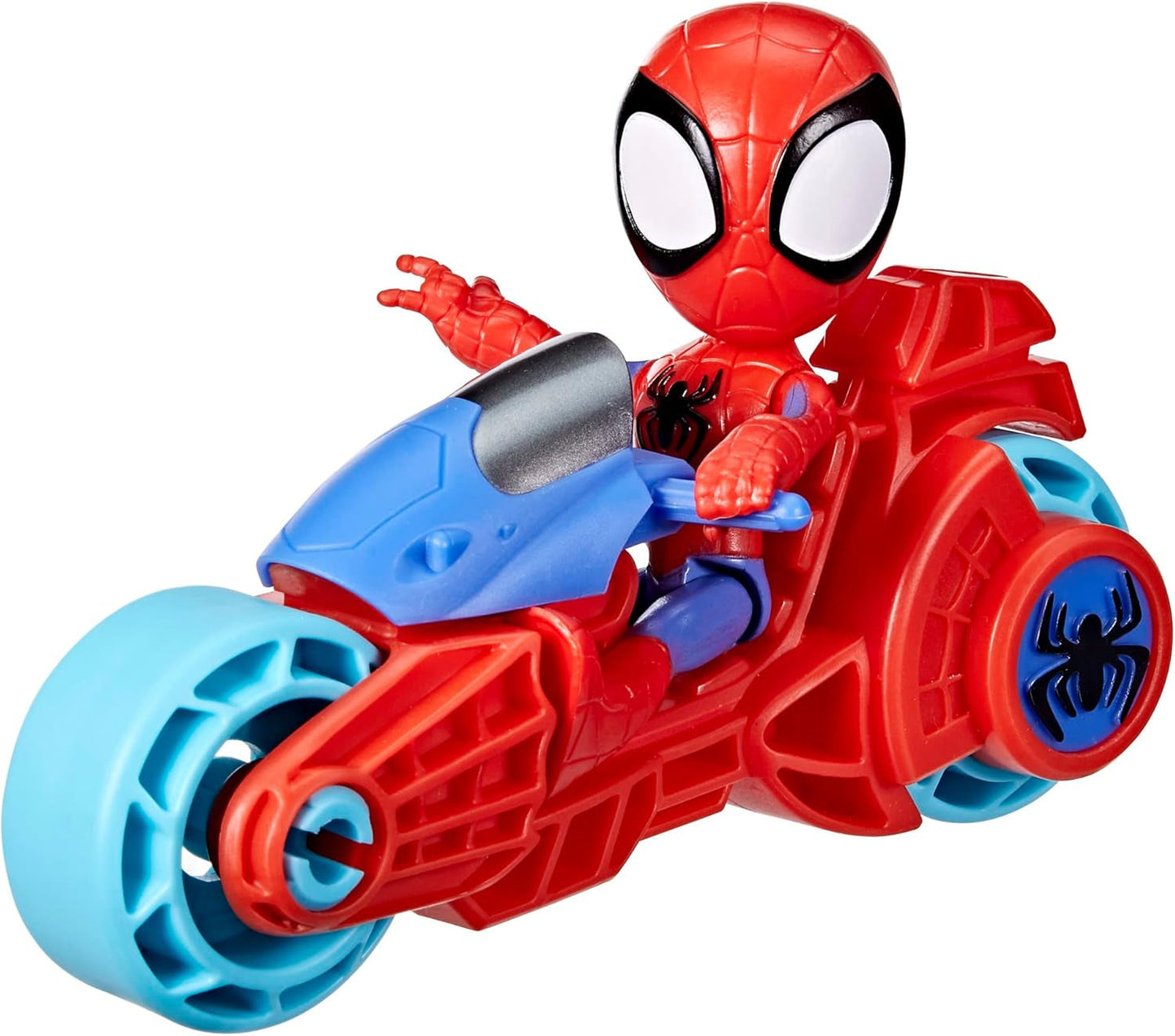 SPIDEY y SUS AMAZING FRIENDS Figura de Moto Spidey de Marvel, Juguete para niños y niñas de 3 años en adelante Figuras de acción Naty Shop