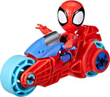 SPIDEY y SUS AMAZING FRIENDS Figura de Moto Spidey de Marvel, Juguete para niños y niñas de 3 años en adelante Figuras de acción Naty Shop