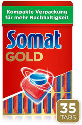 Pastillas para lavavajillas Somat Gold (105 pastillas) Naty Shop Detergentes de Cocina
