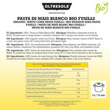 - Weiße Maisnudeln aus italienische Bio-Mais, glutenfree, Fusilli-Format - glutenfreie Nudeln, 100% Bio-Weißmehl, vegan, Packung mit 3 Packungen à 350 g