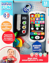 My Duo High-Tech Phone + Key: un teléfono y una llave muy realistas. - Juguete para múltiples proyectos de aprendizaje a partir de 12 meses Bebe Naty Shop Toys Título predeterminado