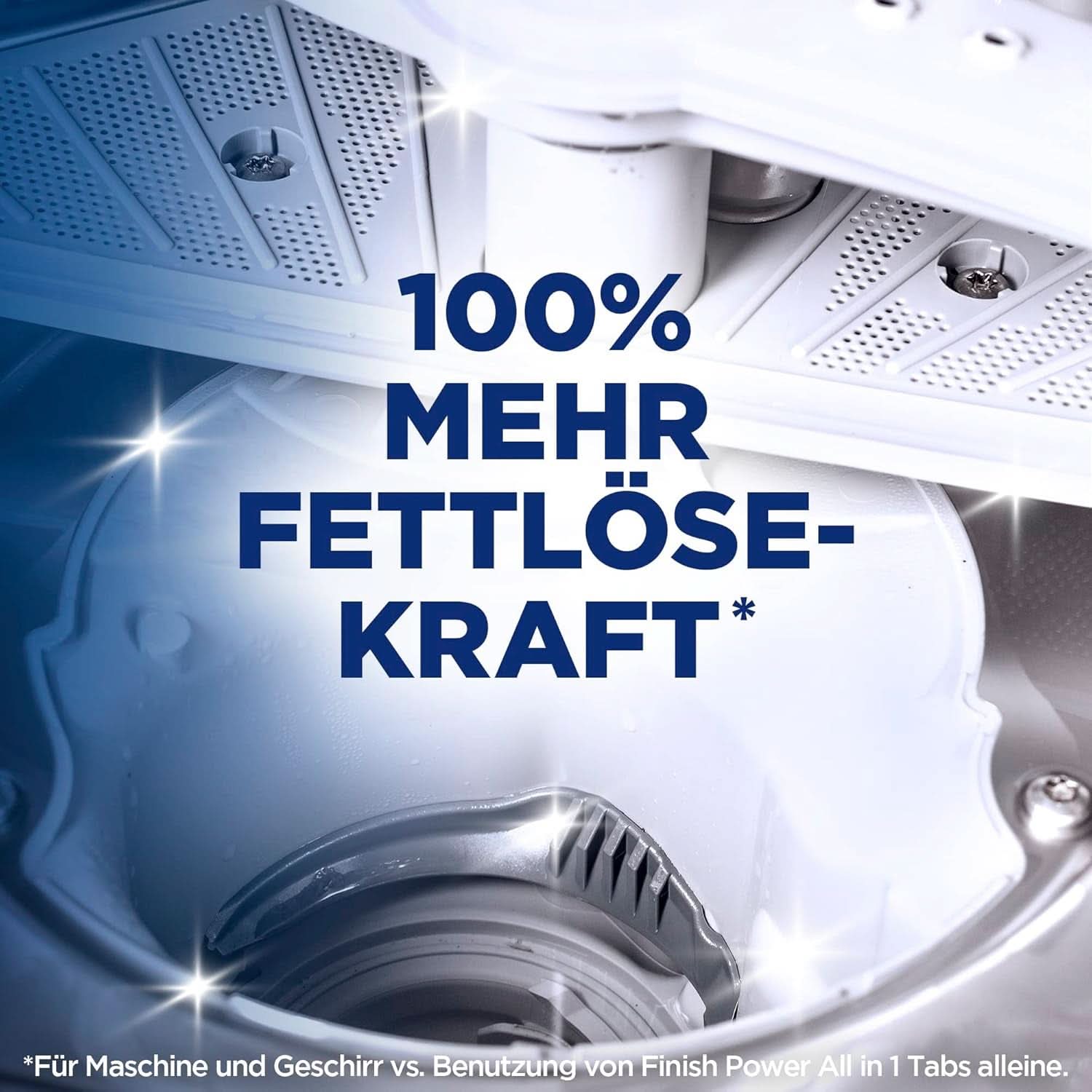 Finish Machine Cleaner Tabs - Pastillas para lavavajillas contra la suciedad y la grasa del interior del lavavajillas, 3 pastillas Naty Shop