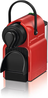 Krups Nespresso Inissia Cafetera Espresso - Máquina Espresso Compacta para Cápsulas de Café, Presión de 19 Bar, Calentamiento Rápido en 25 Segundos, Función de Ahorro de Energía, Depósito de Agua de 0,7 L, Roja, Modelo YY5506FD