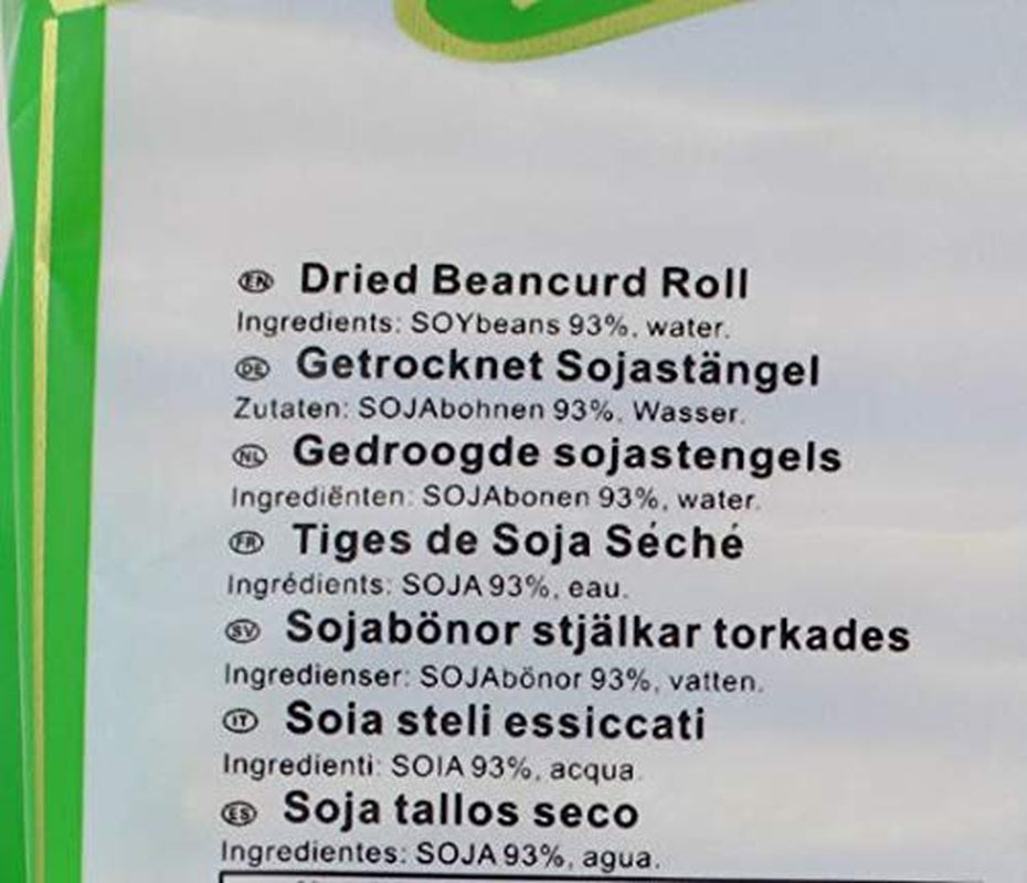 - Rollo de soja seca (1 x 300 g)