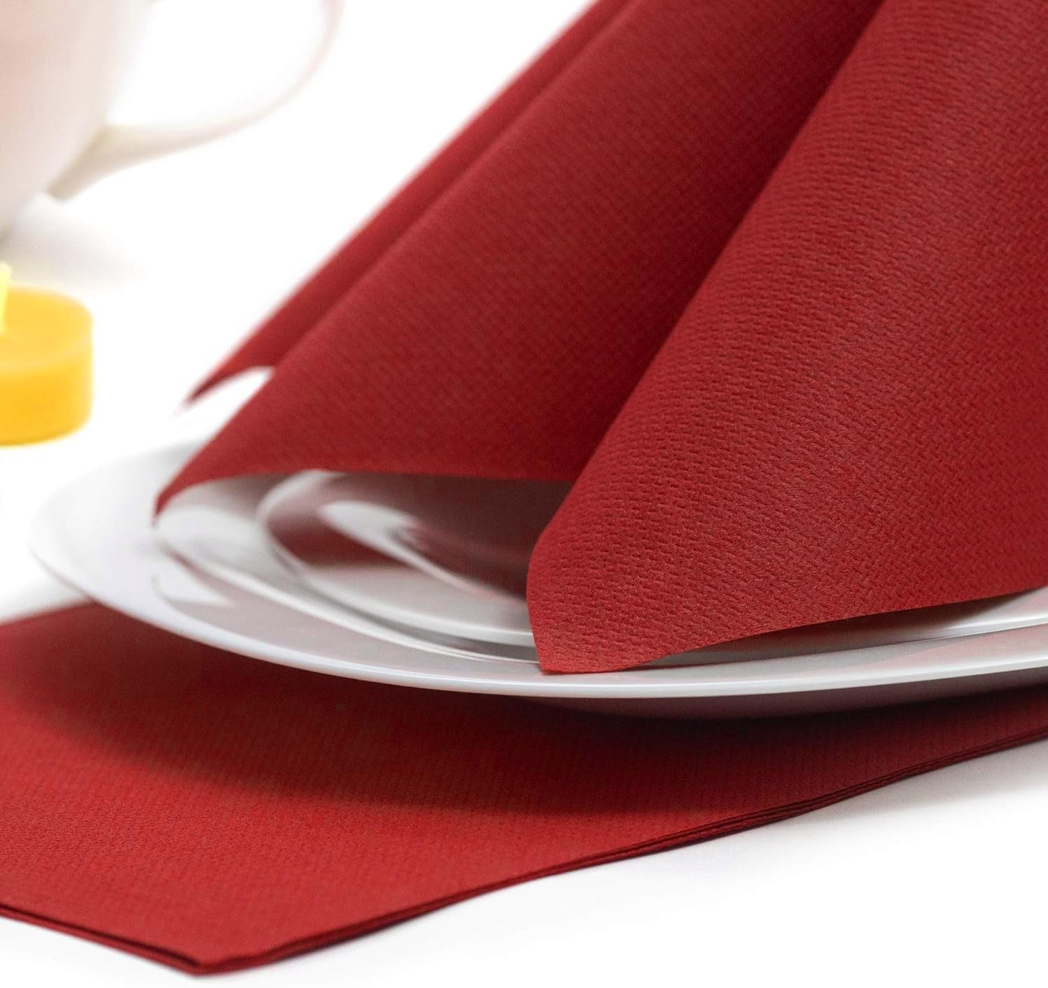 Papstar 11608 50 servilletas "Royal Collection" pliegue 1/4 40 X 40 cm, Burdeos