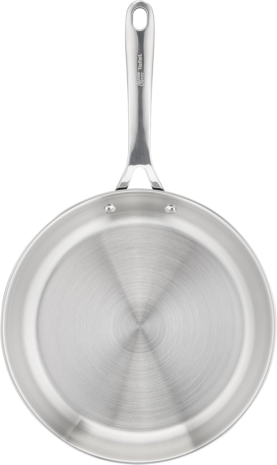 Sartén Jamie Oliver by Tefal Cook Smart 28Cm, Acero inoxidable sin revestimiento, Apta para inducción Ollas y sartenes Naty Shop