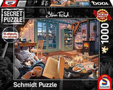 Schmidt Spiele 59655 En la casa de vacaciones Puzzle secreto de 1000 piezas Puzzle Naty Shop Título predeterminado