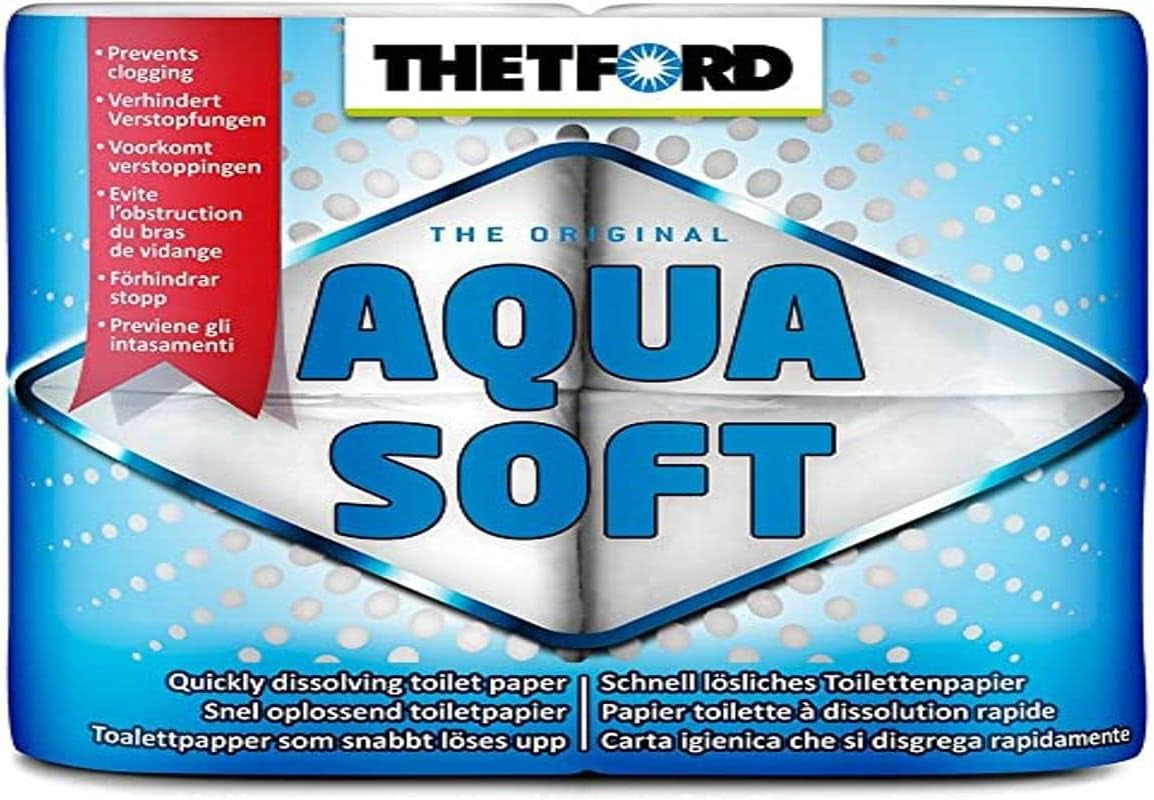 Papel higiénico Aqua Soft 4 rollos
