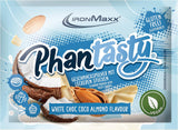 Ironmaxx Phantasty - Melocotón Cremoso Dosis 250G | Vegan Geschmackspulver Mit Echten Frucht- Oder Nussstückchen | Perfekter Zuckerersatz Edulcorantes Naty Shop 15 G (1Er Pack) Choc Blanco - Coco Almendra
