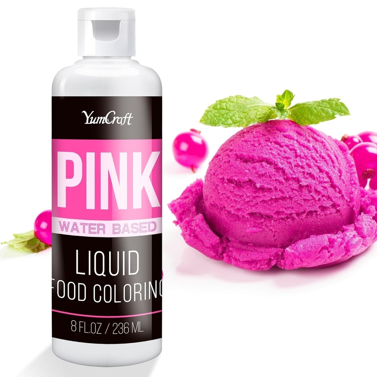 Colorante alimentario - Colorante alimentario líquido altamente concentrado para pasteles, repostería, huevos de Pascua, bebidas - Colorante alimentario sin azúcar para fondant, glaseado, baba y decoración de pasteles (Red Velvet, 236ml)
