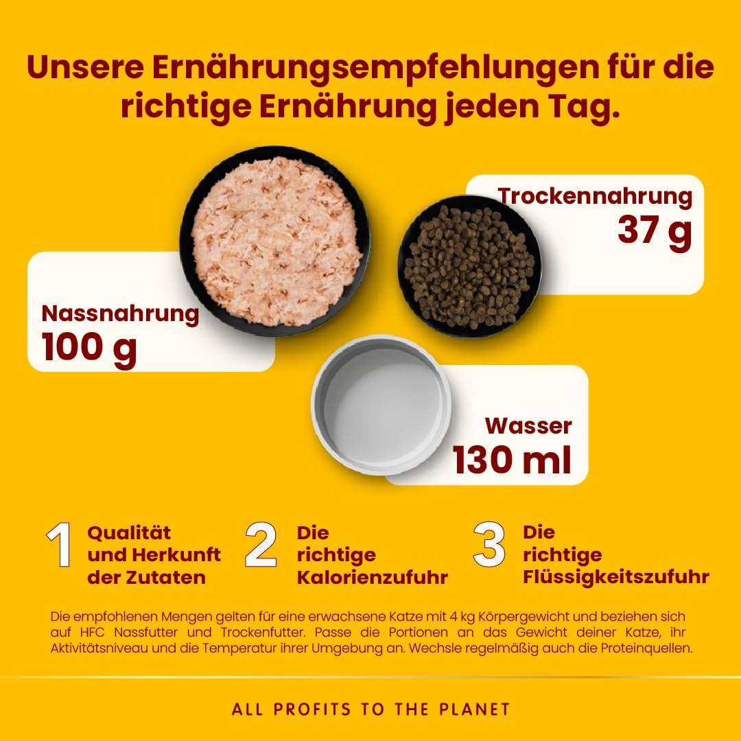 Almo Nature HFC Urinary Help - Nassfutter für Katzen - Unterstützung für die Harnwege - Atlantischer Tunfisch & Cranberries - Grado humano, monoproteína, sin gluten - 24x50g