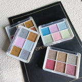 GZMAYUEN Chrom Pulver para uñas 6 colores espejo cromo uñas polvo pigmento polvo uñas arte