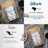 ORIGEENS Bio Café Probierset 1kg | Premium Bio Arábica Kaffee Ganze Bohnen Set 4x250g | Rostung tradicional | Kaffee Geschenkset