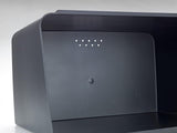 WENKO Kubo Panera con Tabla de Bambú, Versátil Panera con Tapa y Tabla de Cortar de Bambú Integrada, Caja de Almacenamiento de Alimentos, Almacenamiento de Pan Duradero, 35 x 20,5 x 26 cm, Cajas de Almacenamiento de Alimentos Negras/Naturales Naty Shop