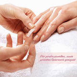 ® Uñas artificiales adhesivas 500 piezas de uñas postizas - Uñas de gel estables - Uñas de calidad de estudio (color natural)