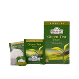 Ahmad Tea - Té verde - Bolsas de té envueltas individualmente selladas con sabor con 2 g de té por porción - 20 bolsas de té con bandas (paquete de 2)