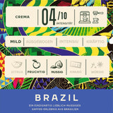 Jacobs Kaffeebohnen Origins Brazil, Geschmack aus Brasilien, geröstet in Bremen, Intensität 4/10, Kaffee ganze Bohnen, 1 kg