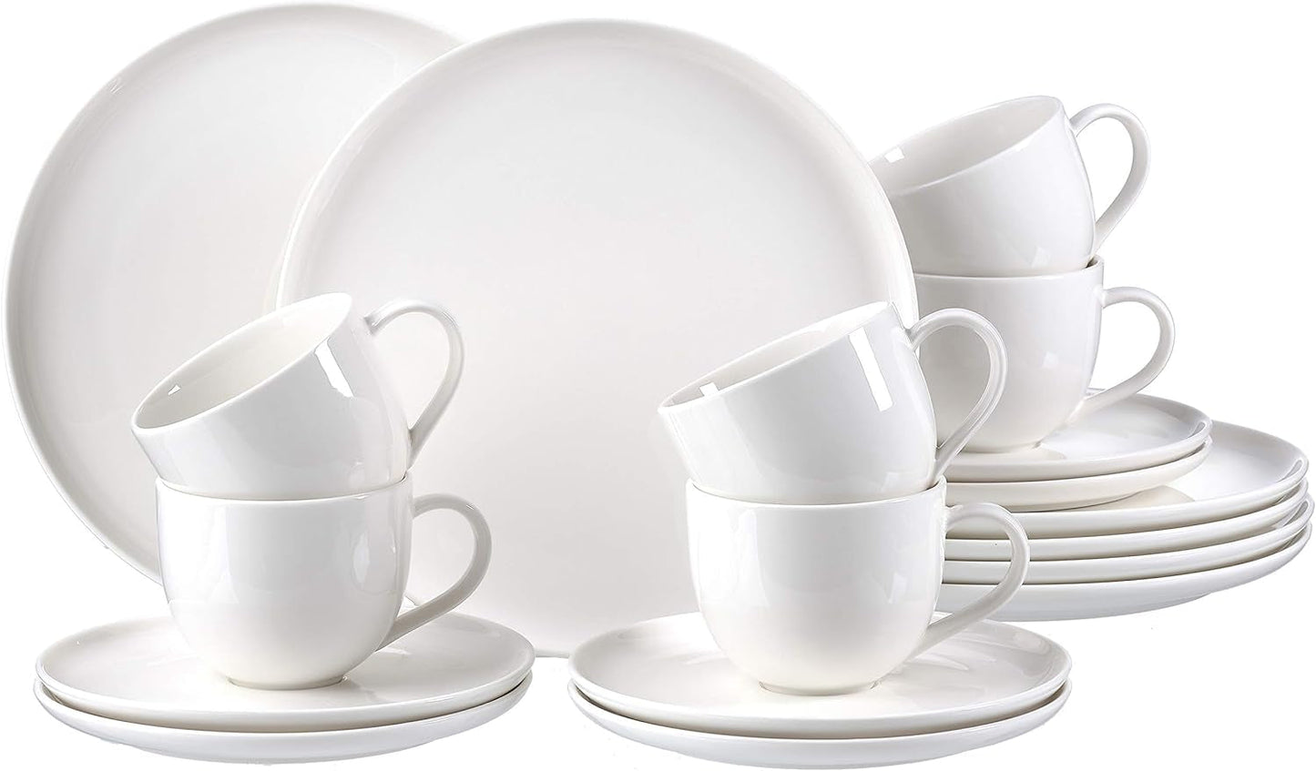 Servicio de café Ritzenhoff & Breker Skagen, 18 piezas, blanco